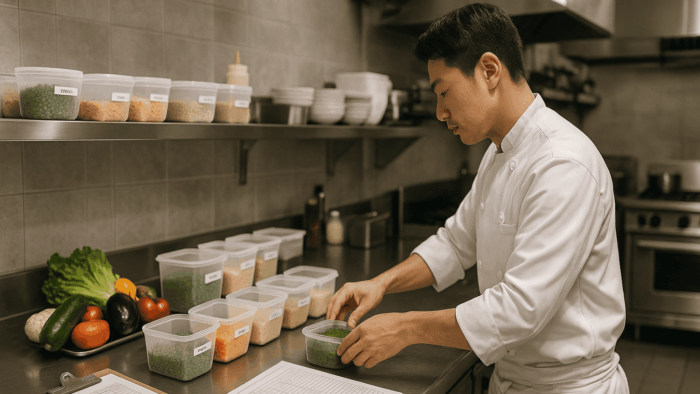 効率的にオペレーションを行う飲食店の厨房