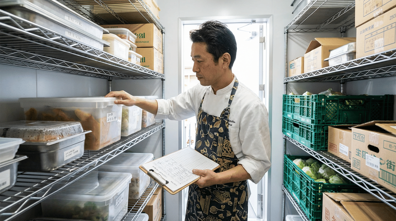 飲食店の食材ロス削減｜FIFO（先入れ先出し）による適正在庫管理