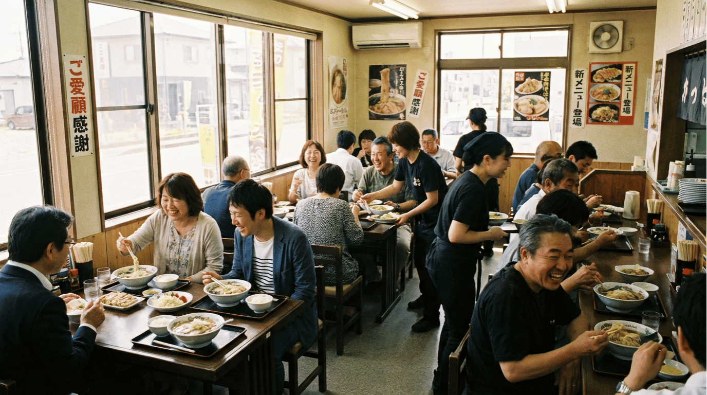 値上げ成功事例｜価格改定後も繁盛を維持する飲食店の賑わう店内