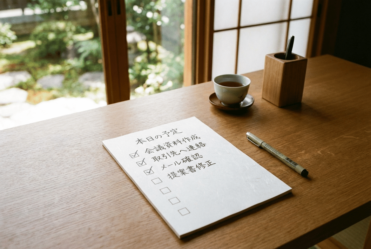 経理業務の棚卸しチェックリストイメージ