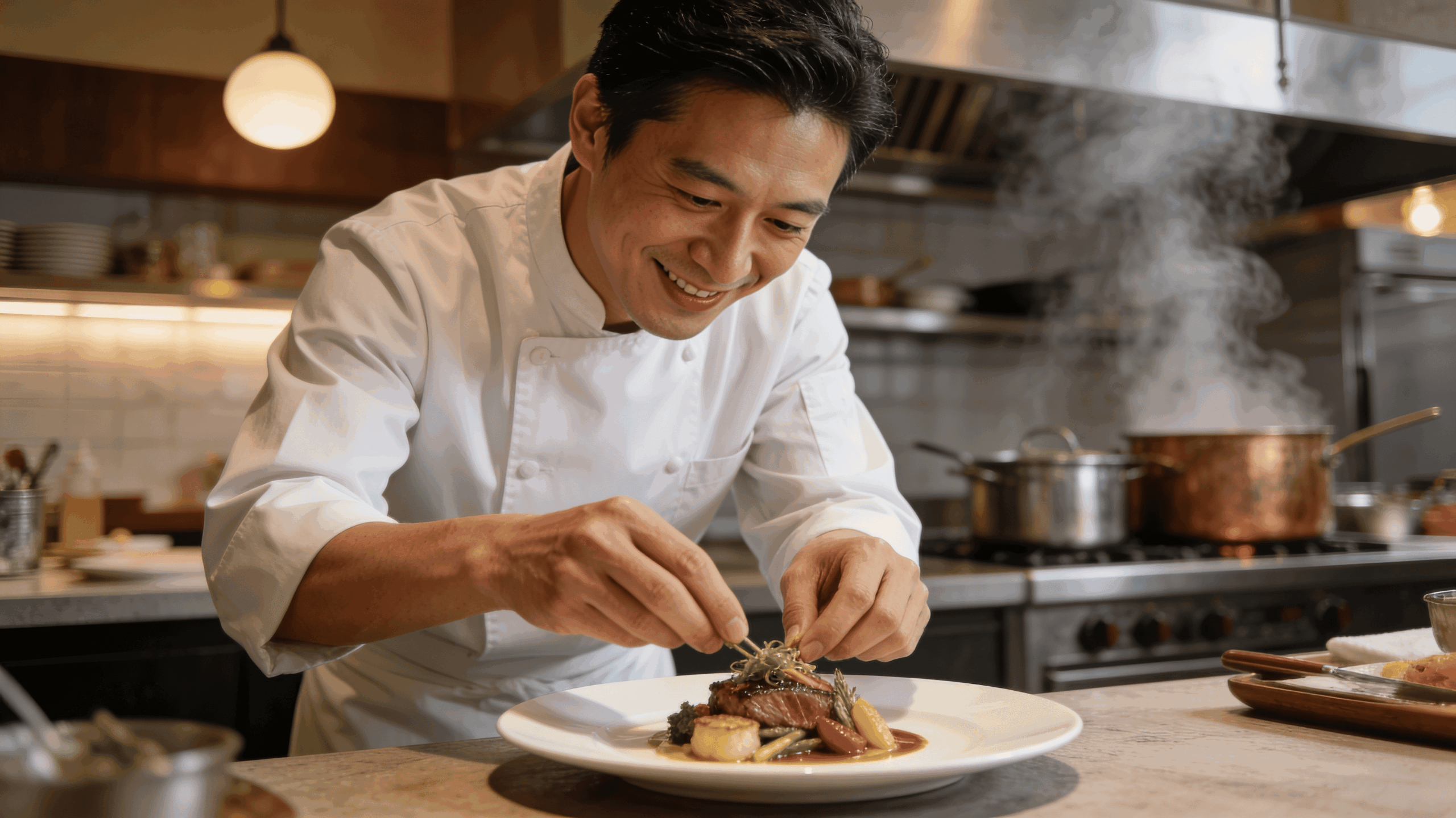 経理外注により本業の料理に集中できるようになった飲食店オーナーシェフ