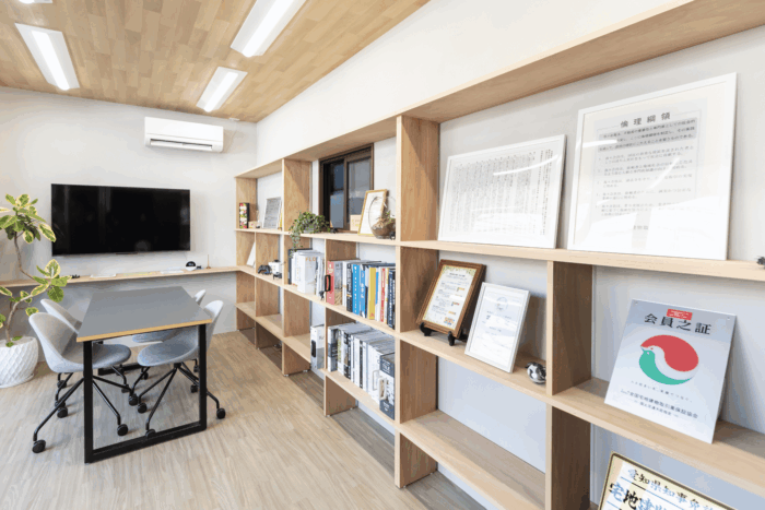 株式会社水蔵 事務所風景|クラウド会計導入後の整備されたオフィス